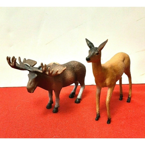 Terra by Battat Other - Deer Moose Terra By Battat realistic figurines heavy plastic
